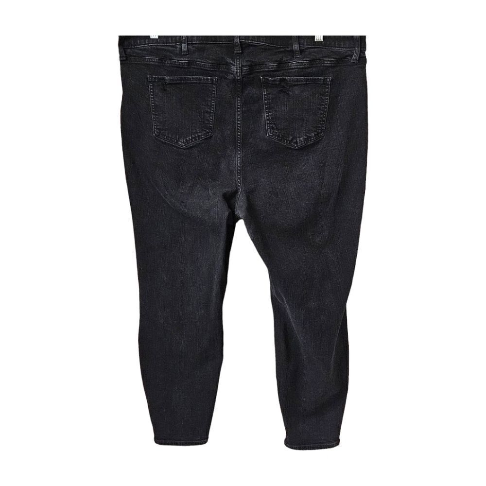 TORRID Premium Sky high skinny Jeans plus size 24 distressed Stretch black NEW - Picture 8 of 16